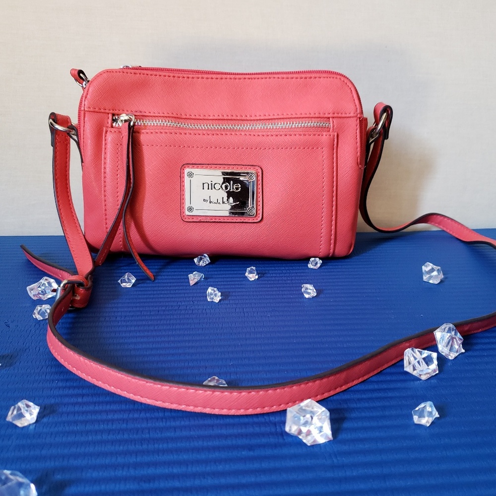 NICOLE MILLER CORAL PURSE